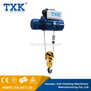 Electric crane wire rope lifting hoist for mine