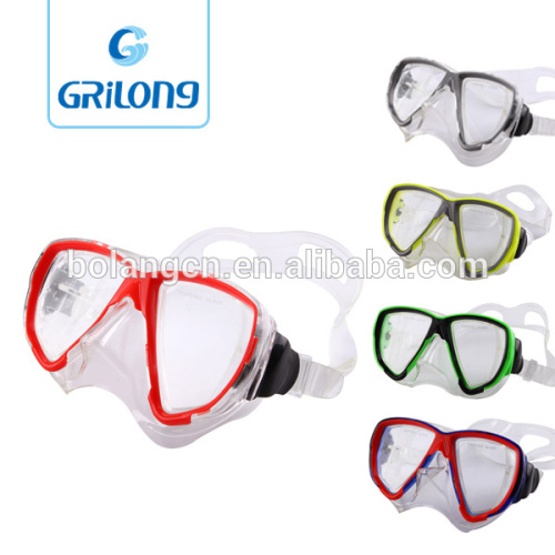 adult face mask swim diving tempered glass diving swim mask