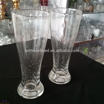 Clear Bubble Beer Glass Tumbler