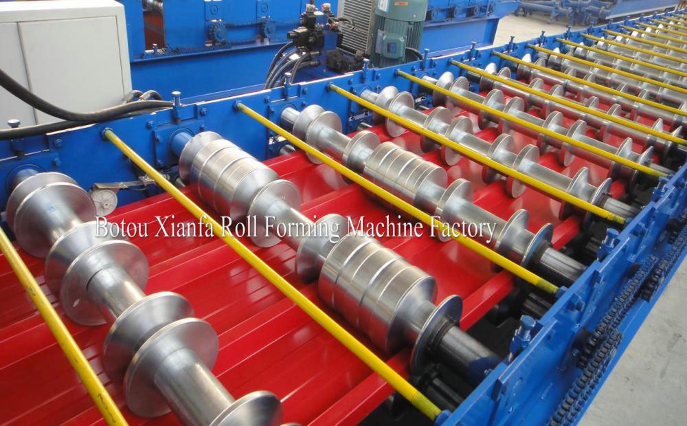 Steel Roof trapezoidal Panel roll forming machine