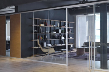 Aluminium partition for office