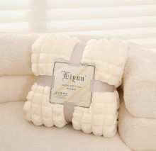 Wholesale No-Shedding Polyester Silky Plush Faux Fur Rabbit Fabric for Blankets