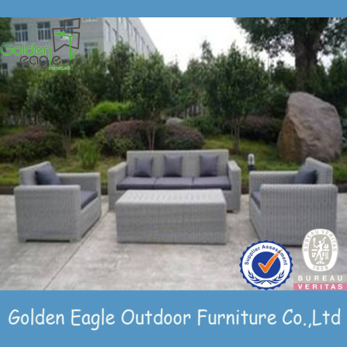 PE Rotan & Aluminium Outdoor Furniture Sofa