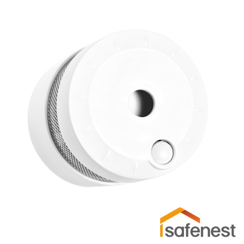 Lithium Metal Smoke Alarm Wired Interconnectable Smoke Alarm with Hush Feature Factory