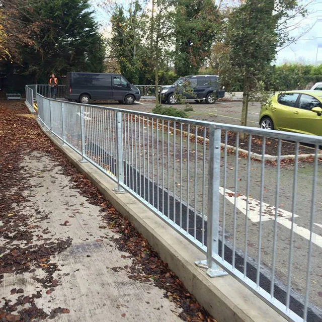 Roadside Pedestrian Safety Guardrails