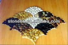 natural pebble mosaic