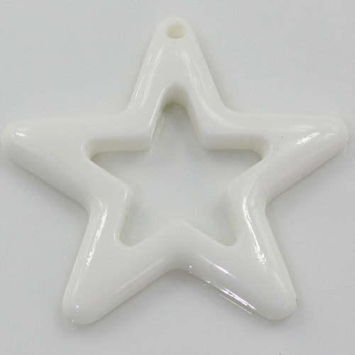 Hollow Star Flat Back Resin Kawaii Flatback Resin Cabochon DIY Hair Bows Accessories Cabochons Embellishments Phone Deco