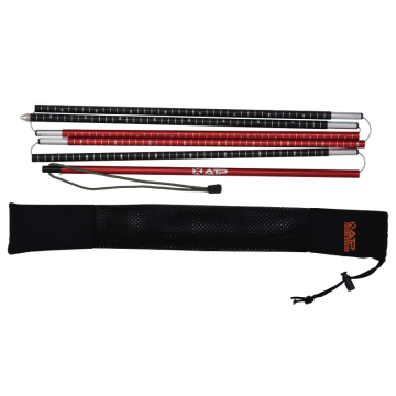 Sturdy 320CM Extendable Avalanche Probe with Folding Aluminum Snow Probes for Finding Buried Objects in Snow