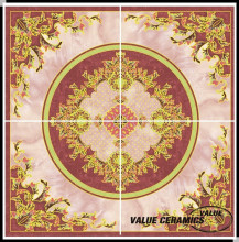 pink marble carpet tile, flower composit tile