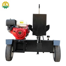 Used Kinetic Log Splitter with Pneumatic Tires for Forestry