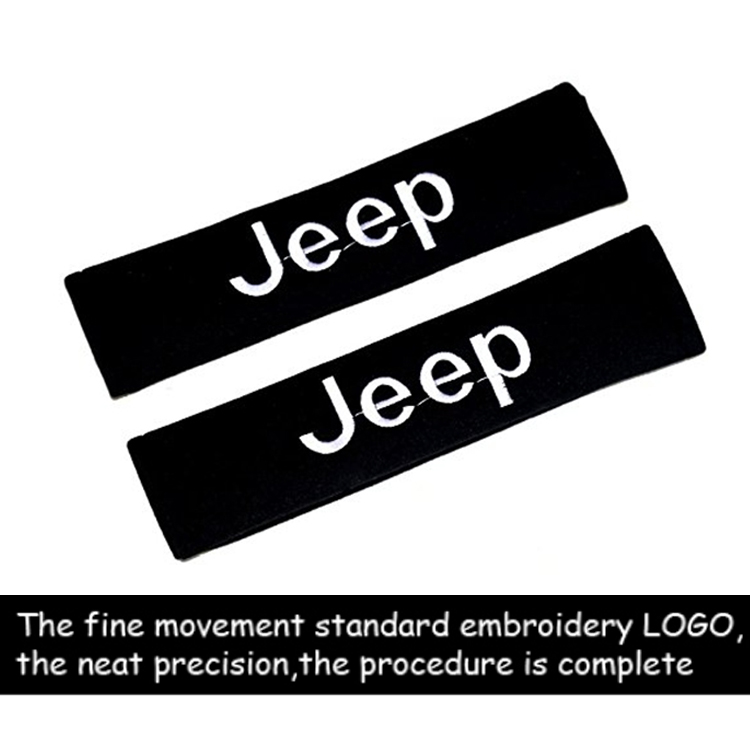 Universal Custom Logo Car Accessories Protection Soft Seat Belt Cover For Car