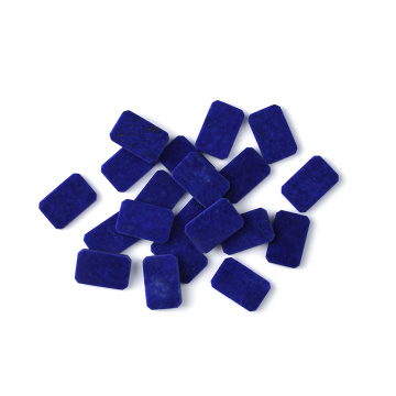 Beautiful Natural Lapis Round Flat Naturaly rectangle Cut