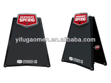 Okanagan spring A-frame chalkboard