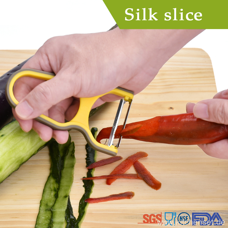 kitchen plastic tomato peeler with stainless steel blade