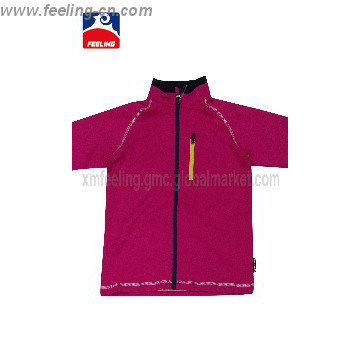 2014 childer\'s long sleeves jacket with front long zipper
