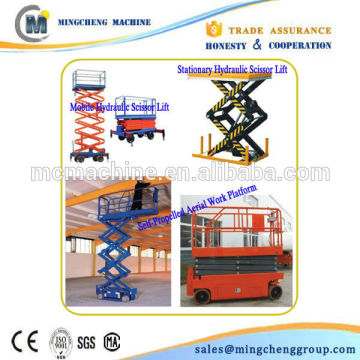 motorcycle lift platform hydraulic table top scissor lift platform/scissor platform lift