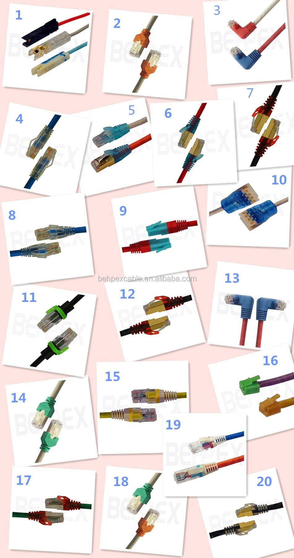 RJ45 Cat6 UTP Patch Cord Network Cable