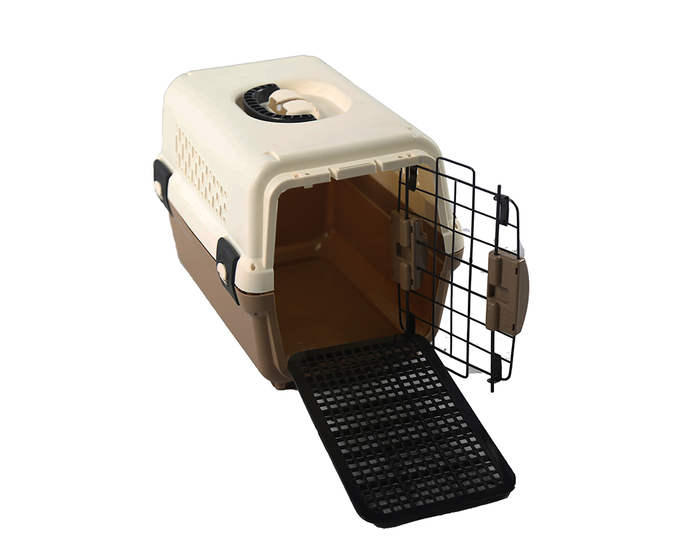 Plastic reisdierendrager Plastic Travel Pet Carrier