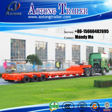 50 tons to 200 tons low bed semi trailer for sale