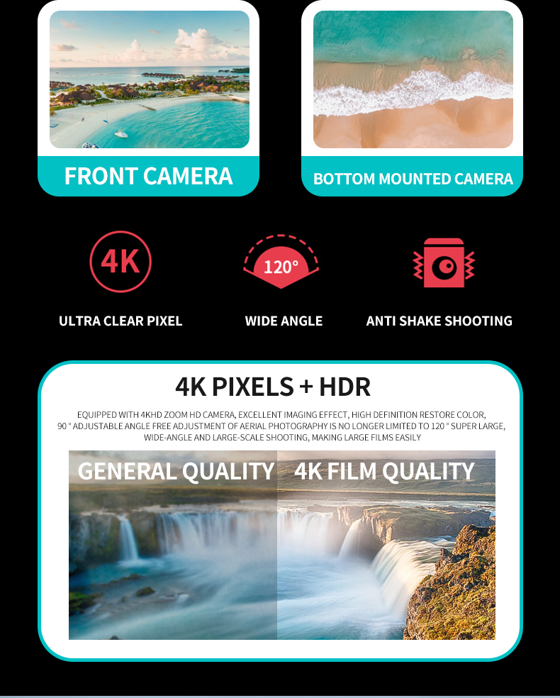 2020 new item CSJ S173 2.4G Wifi FPV Foldable Professional quadcopter drone 12mins flight With Camera Height Hold Mode