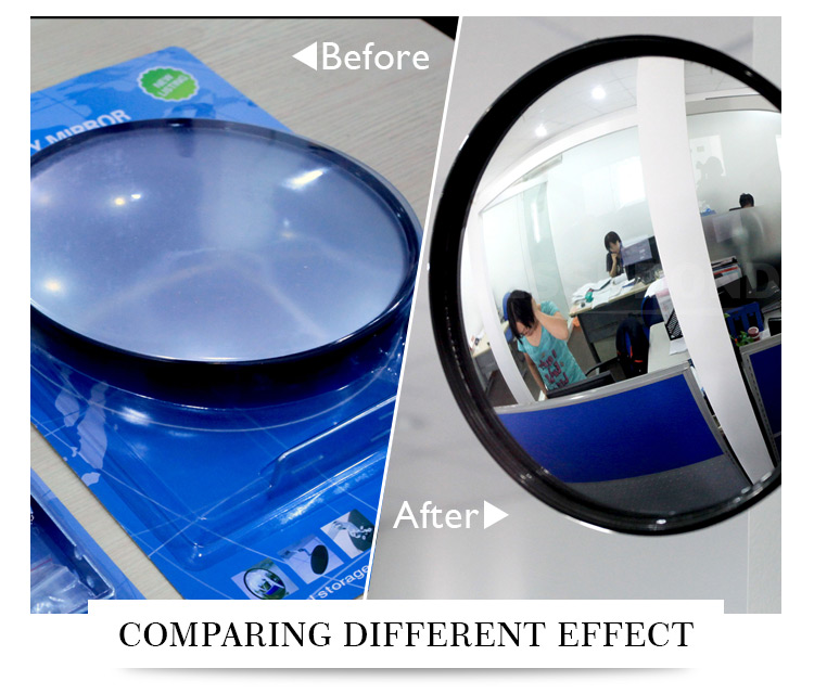 Wide Angle PMMA Material Diameter 22 cm 16 cm Indoor Use Convex Mirror