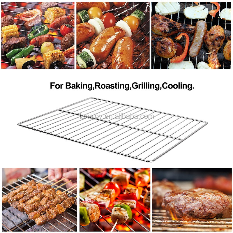 Stainless Steel BBQ Wire Mesh Barbecue Grill Grate