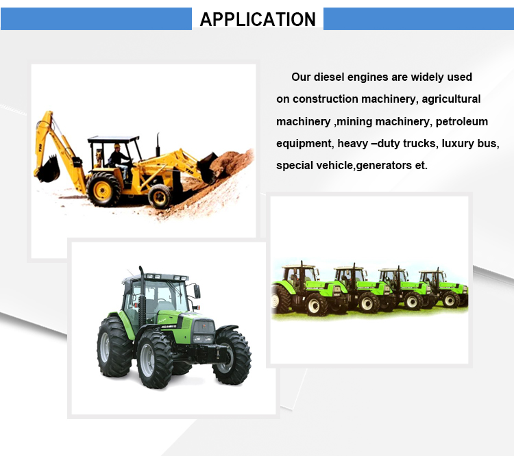 Deutz F8L413FW 4 Stroke Air Cooling  Diesel Engine for Construction Machine