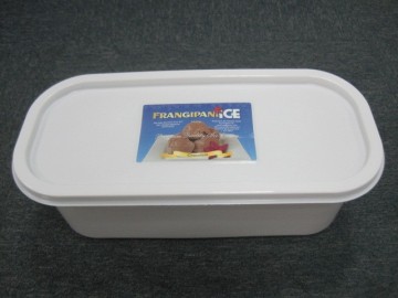 5L Printed Ice Cream Container,Plastic Ice Cream Container with Lid