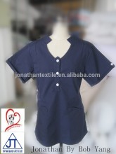 Polycotton blue medical tunics/nurse hospital uniform designs/nurse uniform