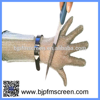 long arm protective stainless steel gloves