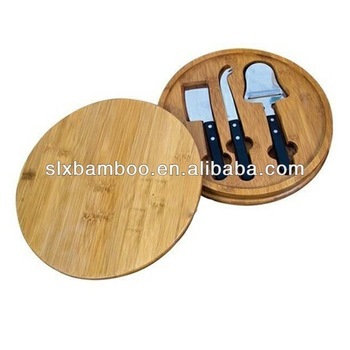 kitchen chopping block with knife