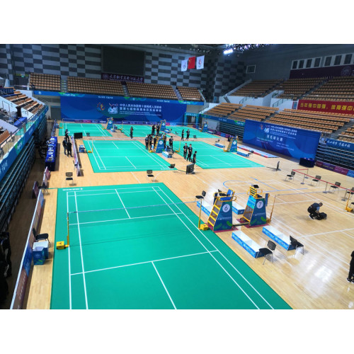 Professionele badminton-pvc-baanmat
