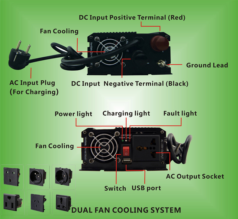 500w dc ac inverter circuit battery charger inverter home ups inverter with charger