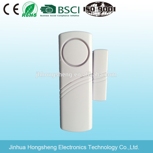 Security Alarm Accessory Wireless Vibration Shock Sensor Detector 90db Alarm Sound - WHITE