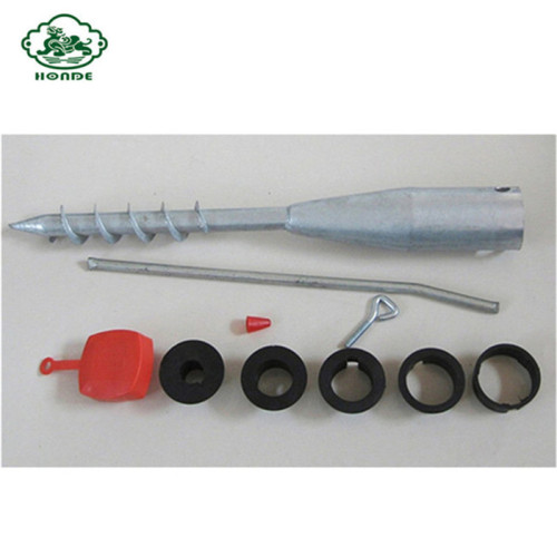 Galvanized Ground Screw Anchor for Construction Support