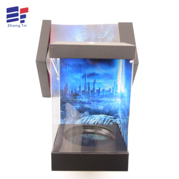 PVC window custom toy display packaging box