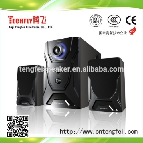 Home Theater System 2.1 speaker USB/SD card reader speaker,laptop speaker/ TF-811