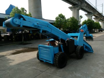 Hydraulic drum Wheel Belt Mucking Loader