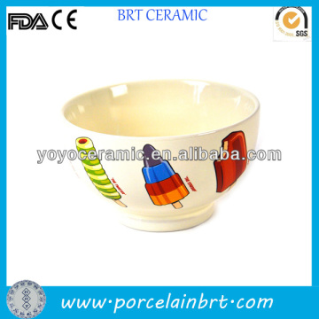 good wholesale beautiful porcelain ice cream bowl