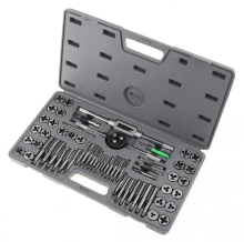 Royal Sino Alloy Steel 60 Piece Hand Thread Taps Metric and Inch M3-M12 Tap and Die Set