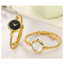 Lady's Elegance Gold Watch Minimalist