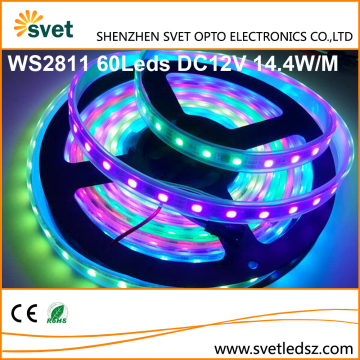 Programmable 5mm RGB LED WS2811 60Leds RGB Led Strip SMD5050