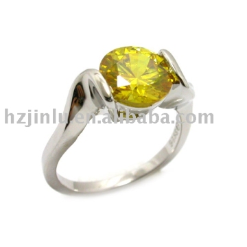 925 sterling silver ring, silver ring with crystal(R010410) Drop ship &amp; paypal