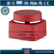 50g black cosmetic jars plastic ,elegant red square cosmetic jar,white plastic cosmetic jar