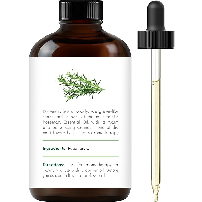 Rosmarino naturale Olio essenziale Olio essenziale Essenziale Rafforzamento Numo Sourish Sooth Dry Cuorino a secco Capelli Crescita per capelli Olio per la cura dei capelli