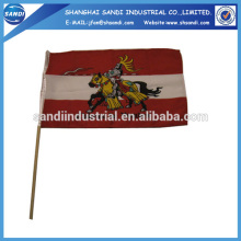 Chinese factory plastic waving hand flags