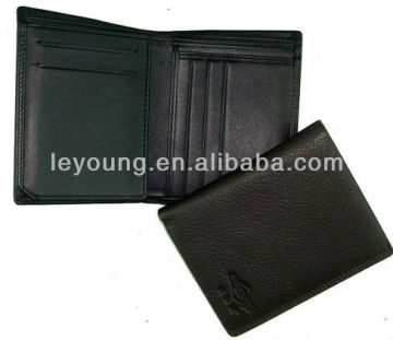 Full Grain Leather Designer men wallet with coin pocket