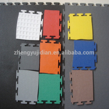 pvc interlocking floor tile vinyl interlocking floor garage floor tiles gym floor factory industrial floor