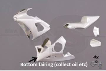 Racing fairing for Yamaha R6 2003-2005