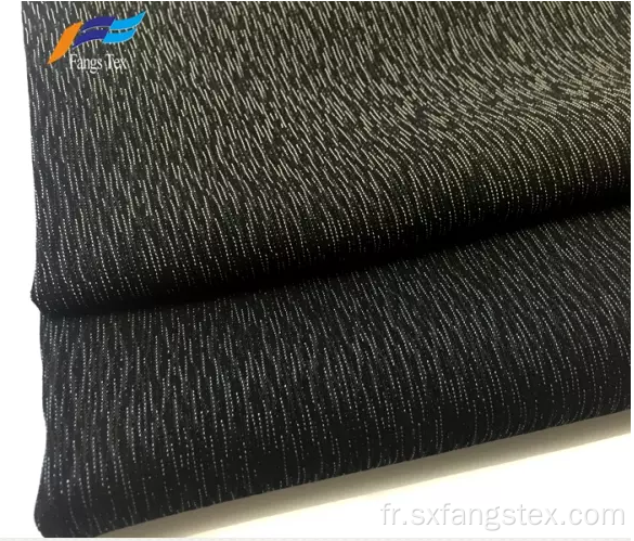 Vente chaude Abaya tissu de vêtements en peau de pin noir